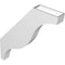 Ekena Millwork 4-in. W x 28-in. D x 34-in. H Funston Architectural Grade PVC Knee Brace BRCP04X28X34FST - alternate 3